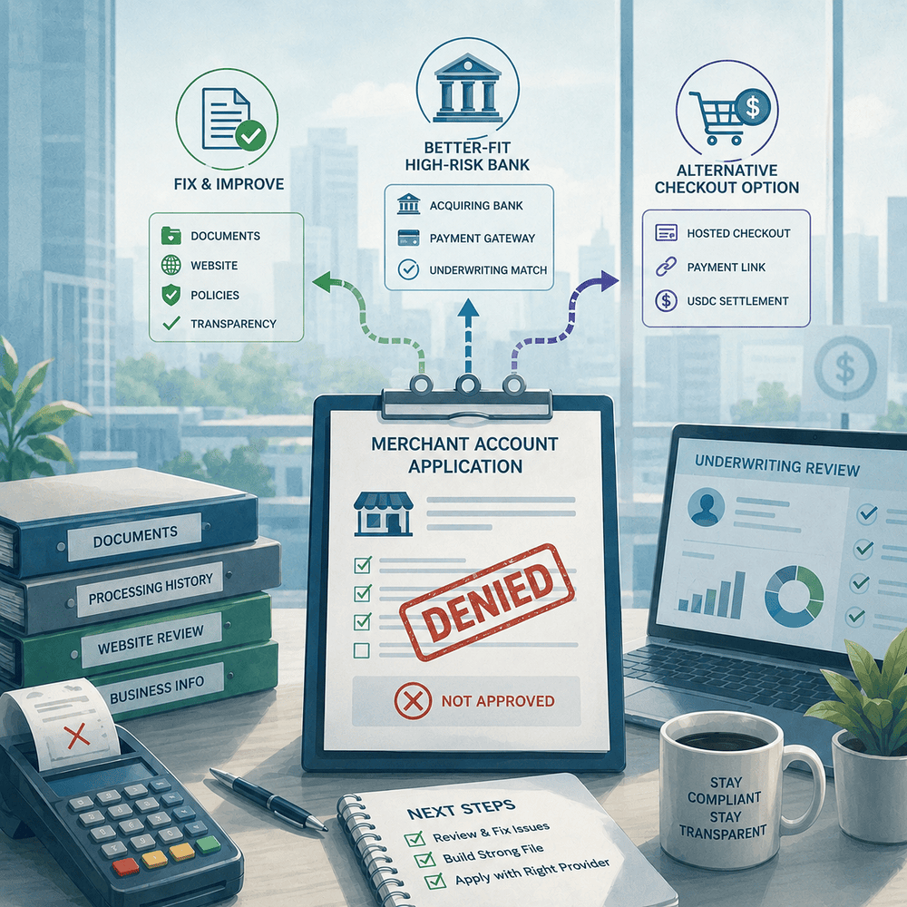 Merchant Account Denied