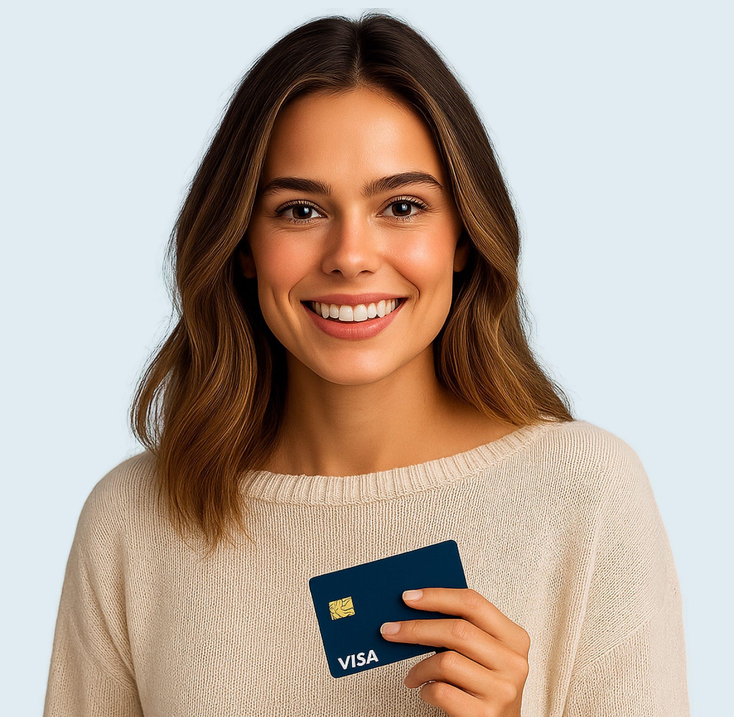Homepage-Female-Model-Verified-Credit-Card-Processing Homepage-Model-Hero-With-Credit-Card
